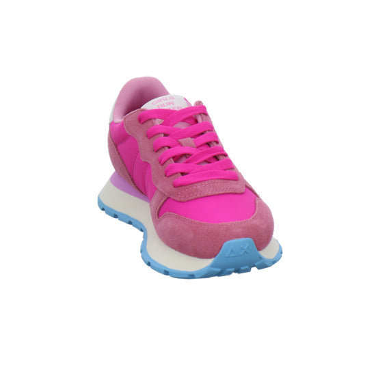 SUN68 Ally Solid Schnürhalbschuhe Pink - 360° Ansicht