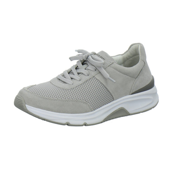 Gabor Comfort Rolling Soft Schnürhalbschuhe Hellgrau - 360° Ansicht