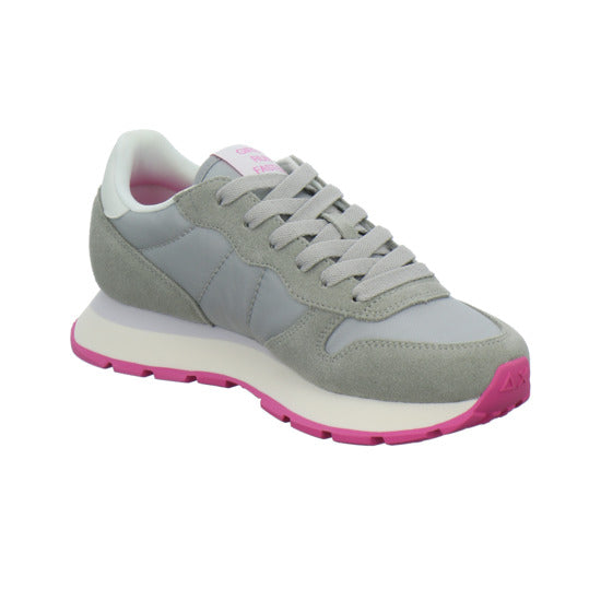 SUN68 Ally Solid Schnürhalbschuhe Hellgrau - 360° Ansicht