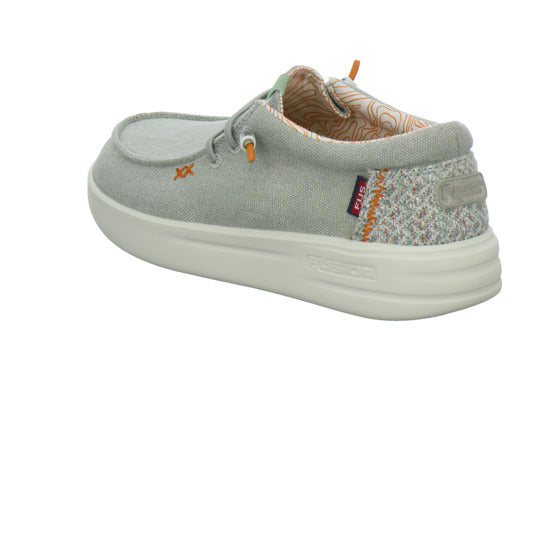 Fusion Schnürhalbschuhe Hellgrau
