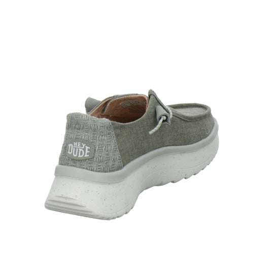 Hey Dude Wendy Peak Schnürhalbschuhe Hellgrau - 360° Ansicht