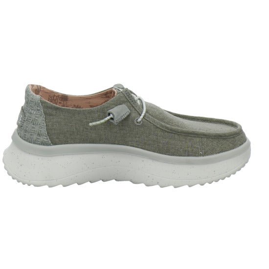 Hey Dude Wendy Peak Schnürhalbschuhe Hellgrau - 360° Ansicht