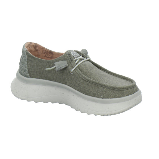Hey Dude Wendy Peak Schnürhalbschuhe Hellgrau - 360° Ansicht