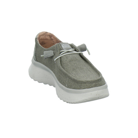 Hey Dude Wendy Peak Schnürhalbschuhe Hellgrau - 360° Ansicht
