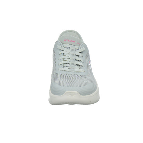 Skechers Sneaker Damen Go Walk Slip Ins Hellgrau