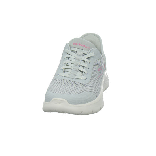 Skechers Sneaker Damen Go Walk Slip Ins Hellgrau