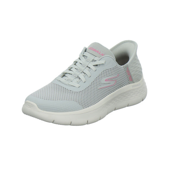 Skechers Sneaker Damen Go Walk Slip Ins Hellgrau