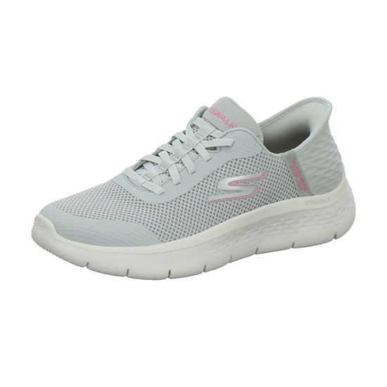 Skechers Sneaker Damen Go Walk Slip Ins Hellgrau