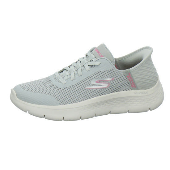 Skechers Sneaker Damen Go Walk Slip Ins Hellgrau