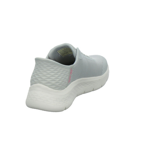 Skechers Sneaker Damen Go Walk Slip Ins Hellgrau