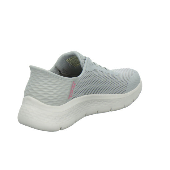 Skechers Sneaker Damen Go Walk Slip Ins Hellgrau
