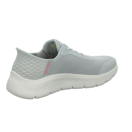 Skechers Sneaker Damen Go Walk Slip Ins Hellgrau