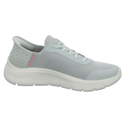 Skechers Sneaker Damen Go Walk Slip Ins Hellgrau