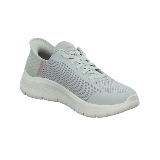 Skechers Sneaker Damen Go Walk Slip Ins Hellgrau