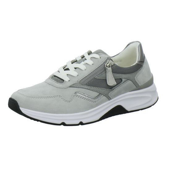Gabor Comfort Sneaker Damen Rolling Soft Hellgrau