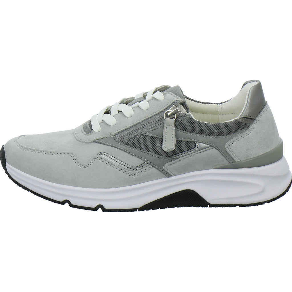Gabor Comfort Sneaker Damen Rolling Soft Hellgrau