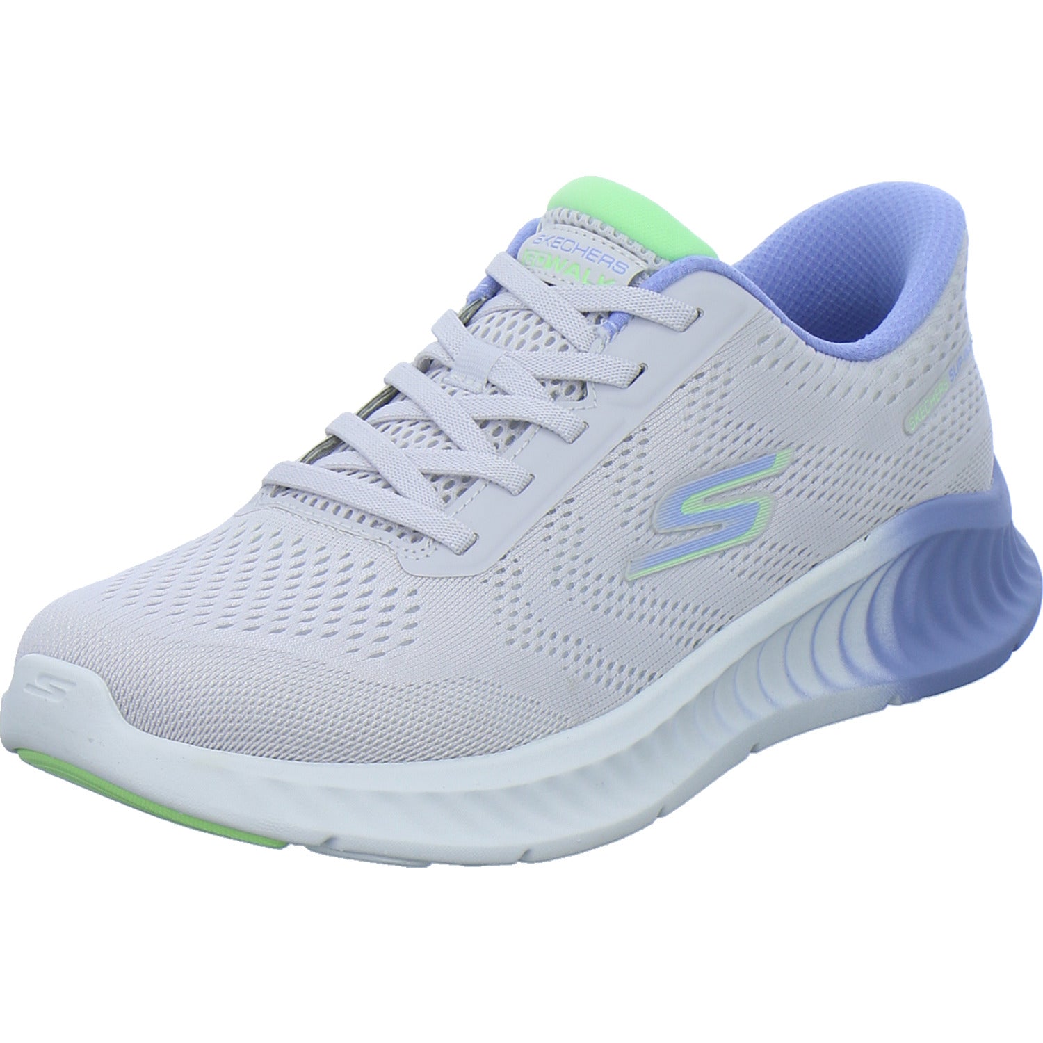 Skechers Sneaker Damen Go Walk slip-Ins Hellgrau