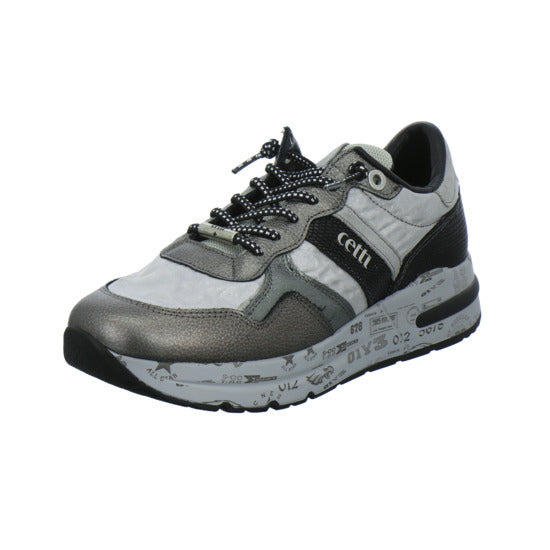 Cetti Schnürhalbschuhe Grau-kombi - 360° Ansicht
