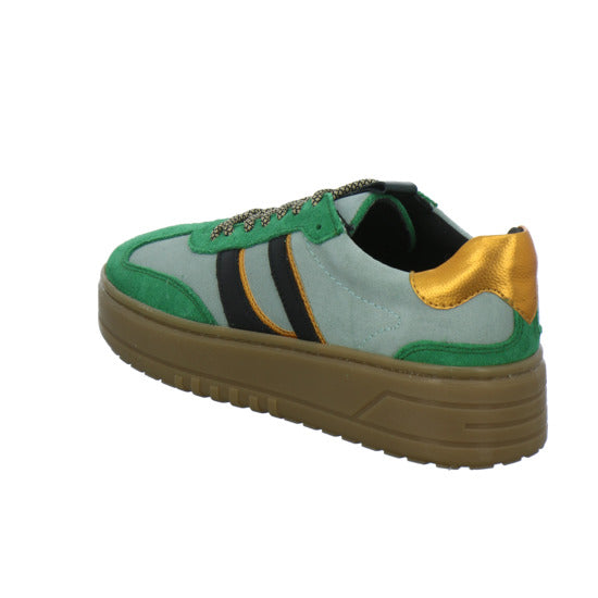 Poelman Schnürhalbschuhe grün - 360° Ansicht