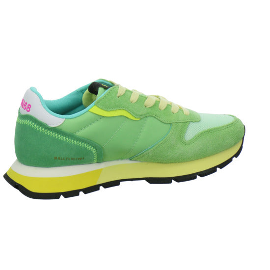 SUN68 Ally Explosion Schnürhalbschuhe Hellgrün - 360° Ansicht