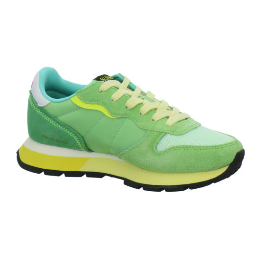 SUN68 Ally Explosion Schnürhalbschuhe Hellgrün - 360° Ansicht
