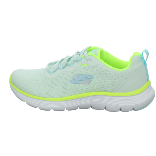 Skechers FLEX APPEAL Schnürhalbschuhe Hellgrün - 360° Ansicht