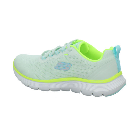 Skechers FLEX APPEAL Schnürhalbschuhe Hellgrün - 360° Ansicht