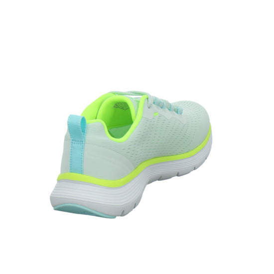 Skechers FLEX APPEAL Schnürhalbschuhe Hellgrün - 360° Ansicht