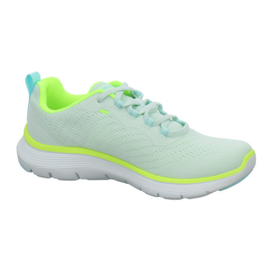 Skechers FLEX APPEAL Schnürhalbschuhe Hellgrün - 360° Ansicht