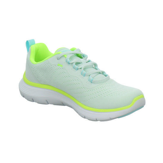 Skechers FLEX APPEAL Schnürhalbschuhe Hellgrün - 360° Ansicht