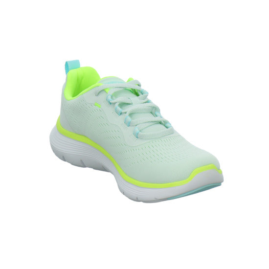 Skechers FLEX APPEAL Schnürhalbschuhe Hellgrün - 360° Ansicht