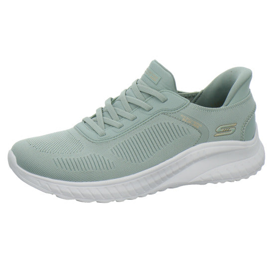 Skechers SLIP INS BOBS Schnürhalbschuhe Hellgrün - 360° Ansicht