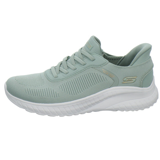 Skechers SLIP INS BOBS Schnürhalbschuhe Hellgrün - 360° Ansicht