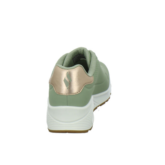 Skechers UNO SHIMMER AWAY Schnürhalbschuhe Hellgrün - 360° Ansicht