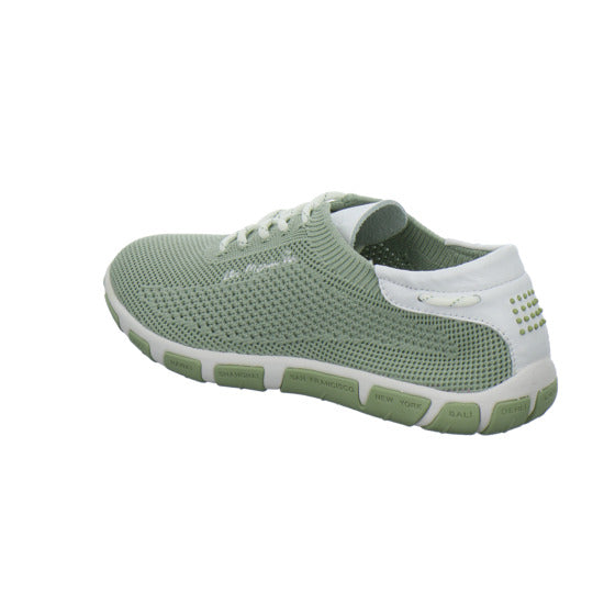 TBS Schnürhalbschuhe Hellgrün - 360° Ansicht