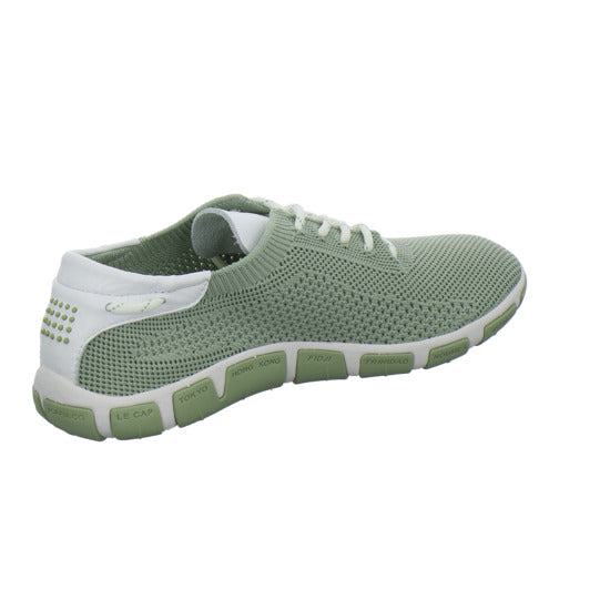 TBS Schnürhalbschuhe Hellgrün - 360° Ansicht
