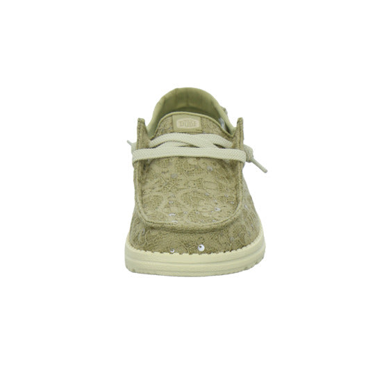 Hey Dude Sneaker Damen Wendy Sequin Lace Hellgrün
