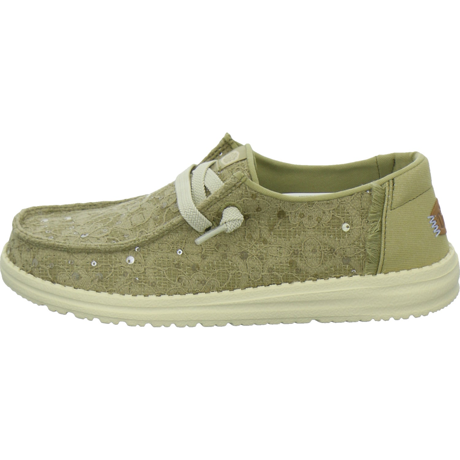 Hey Dude Sneaker Damen Wendy Sequin Lace Hellgrün