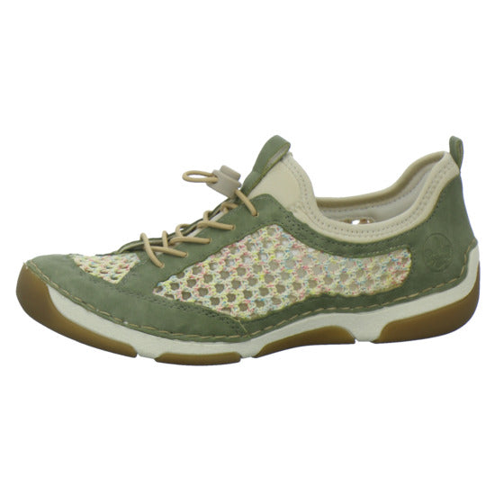Rieker Sneaker Damen Grün-kombi