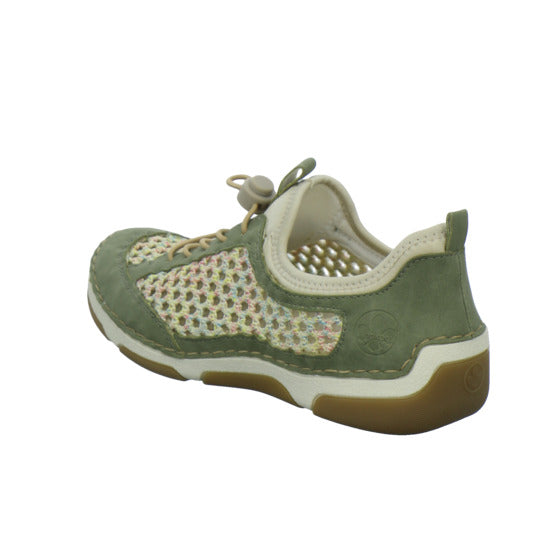Rieker Sneaker Damen Grün-kombi