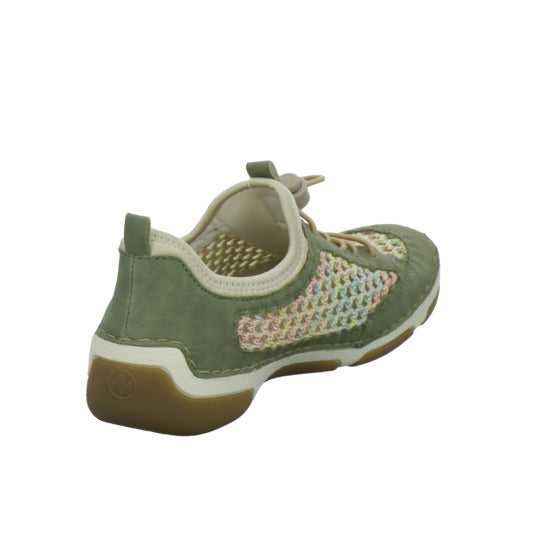 Rieker Sneaker Damen Grün-kombi