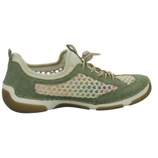 Rieker Sneaker Damen Grün-kombi