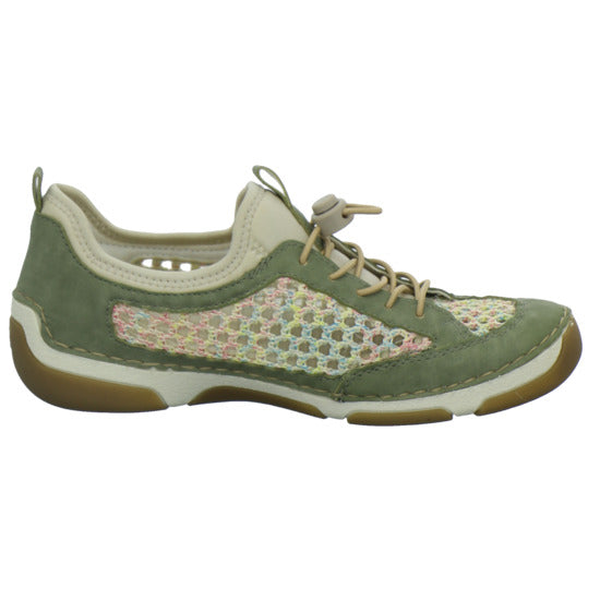 Rieker Sneaker Damen Grün-kombi