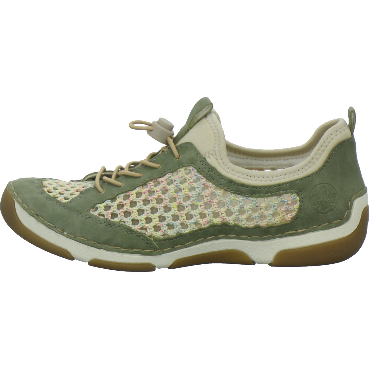 Rieker Sneaker Damen Grün-kombi