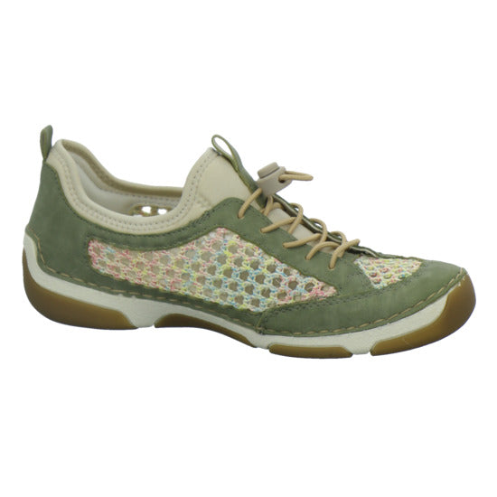 Rieker Sneaker Damen Grün-kombi
