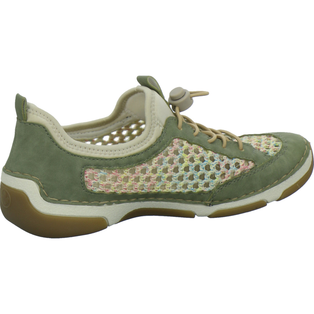 Rieker Sneaker Damen Grün-kombi