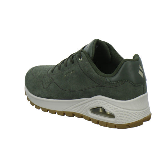 Skechers Uno Schnürhalbschuhe oliv - 360° Ansicht
