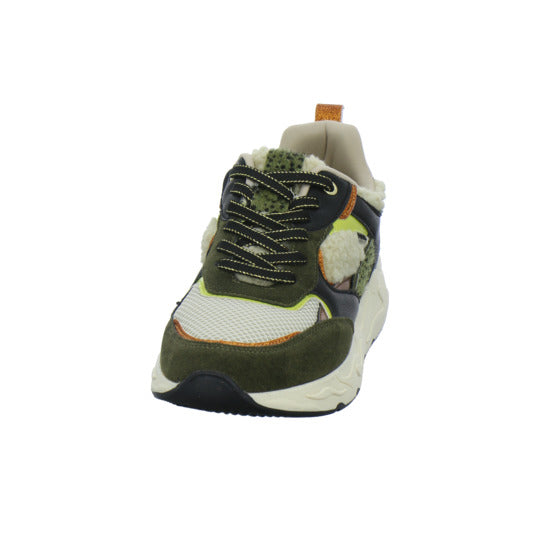 Poelman Schnürhalbschuhe oliv - 360° Ansicht