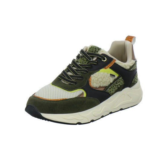 Poelman Schnürhalbschuhe oliv - 360° Ansicht
