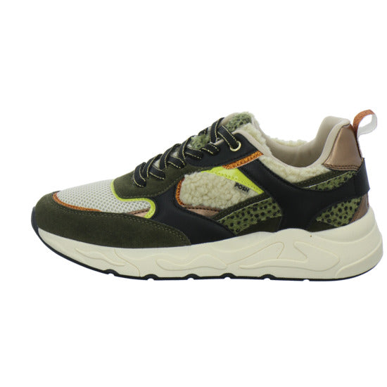 Poelman Schnürhalbschuhe oliv - 360° Ansicht